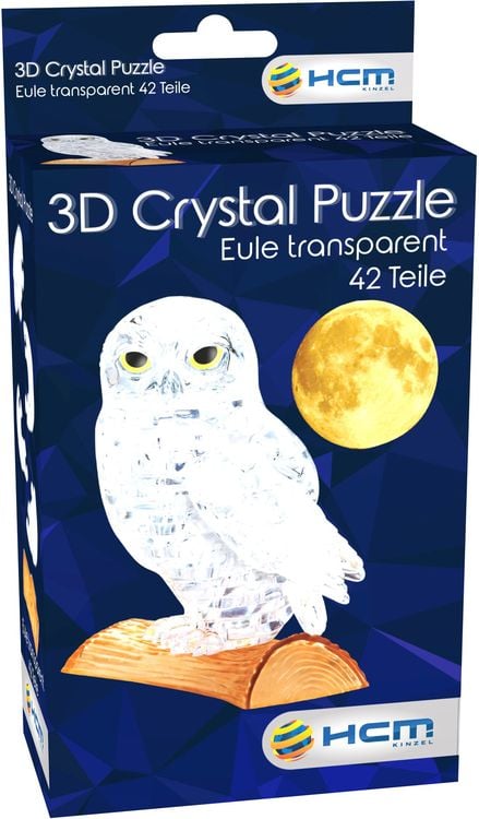 Produktbild: Jeruel Industrial - Crystal Puzzle - Eule Transparent