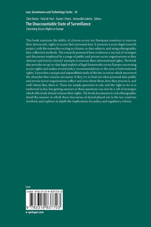 Produktbild: The Unaccountable State of Surveillance
