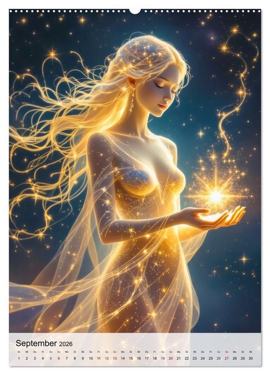 Produktbild: Der Mythos der Sternenzeichen - Sternenwesen des Zodiaks (hochwertiger Premium Wandkalender 2026 DIN A2 hoch), Kunstdruck in Hochglanz