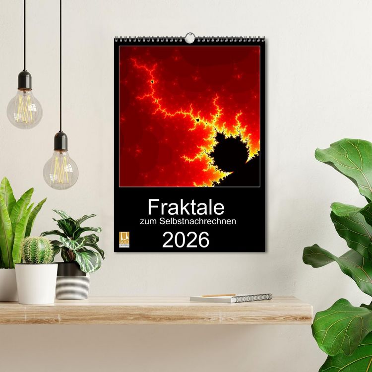 Produktbild: Fraktale zum Selbstnachrechnen (Wandkalender 2026 DIN A3 hoch), CALVENDO Monatskalender