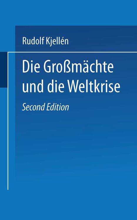 Produktbild: Die Gro&szlig;m&auml;chte und die Weltkrise