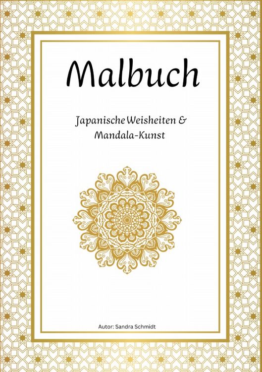 Produktbild: Malbuch f&uuml;r Erwachsene: Japanische Weisheiten &amp; Mandala-Kunst