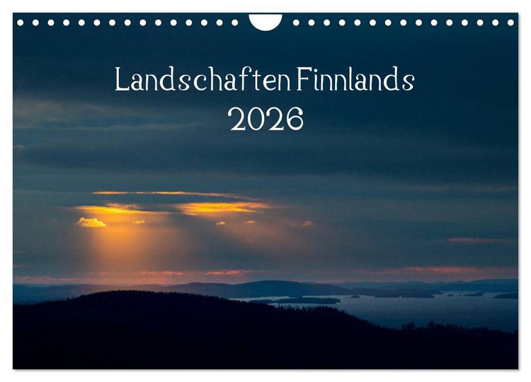 Produktbild: Landschaften Finnlands (Wandkalender 2026 DIN A4 quer), CALVENDO Monatskalender