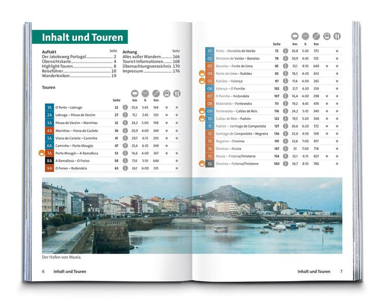 Produktbild: KOMPASS Wanderf&uuml;hrer Jakobsweg Portugal &ndash; Spanien, 25 Etappen mit Extra-Tourenkarte
