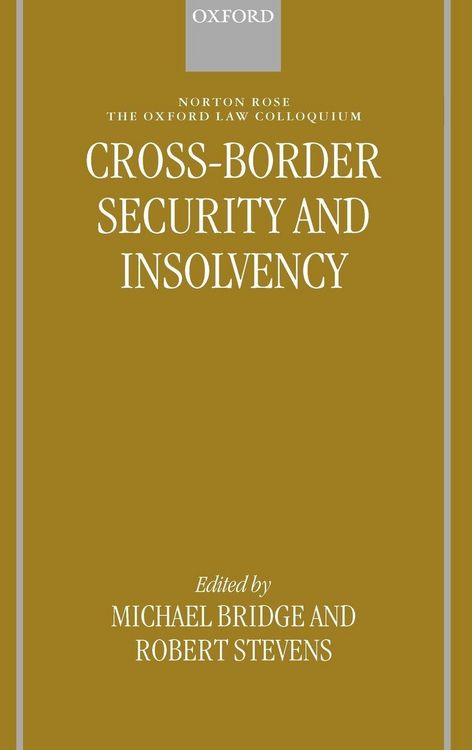 Produktbild: Cross-Border Security & Insolvency
