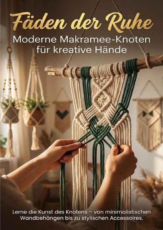 Produktbild: F&auml;den der Ruhe: Moderne Makramee-Knoten f&uuml;r kreative H&auml;nde