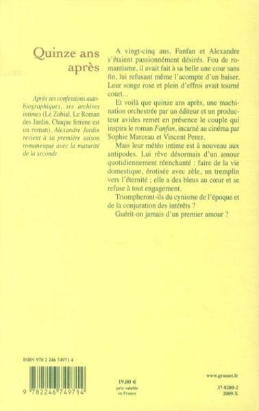 Produktbild: Quinze ans apr&egrave;s