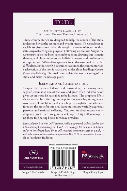 Produktbild: Jeremiah and Lamentations