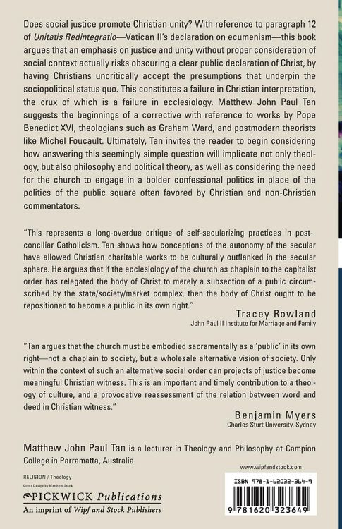 Produktbild: Justice, Unity, and the Hidden Christ