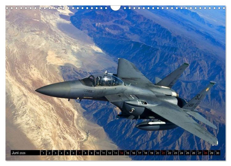 Produktbild: Kampfjets &bull; U.S. Aircraft (Wandkalender 2026 DIN A3 quer), CALVENDO Monatskalender