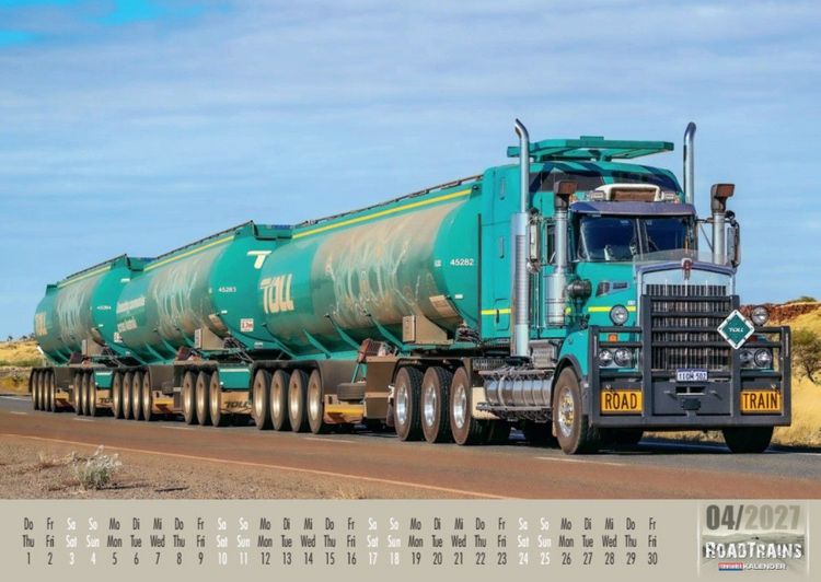 Produktbild: Roadtrains Kalender 2027