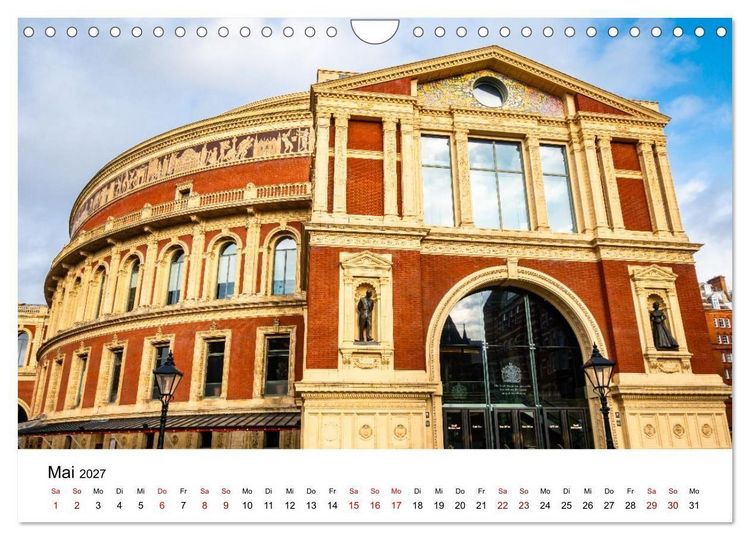 Produktbild: London, bunt und sch&ouml;n! (Wandkalender 2027 DIN A4 quer), CALVENDO Monatskalender