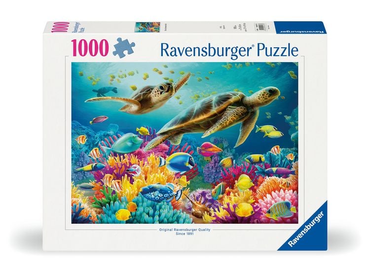 Produktbild: Erwachsenenpuzzle 1000 Teile - Blaue Unterwasserwelt