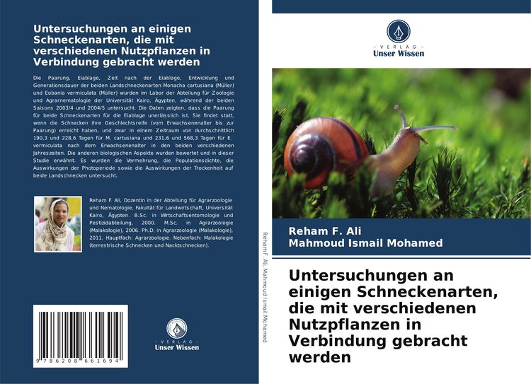 Produktbild: Untersuchungen an einigen Schneckenarten, die mit verschiedenen Nutzpflanzen in Verbindung gebracht werden