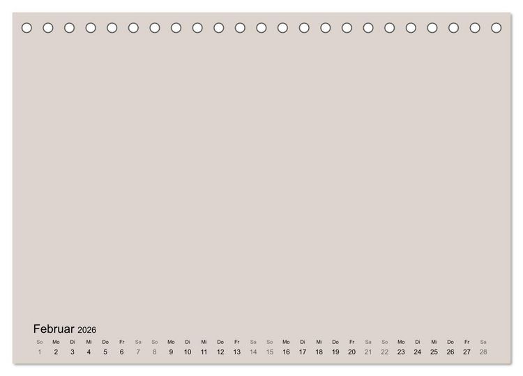 Produktbild: DIY Bastel-Kalender -Erdige Pastell Farben- Zum Selbstgestalten (Tischkalender 2026 DIN A5 quer), CALVENDO Monatskalender