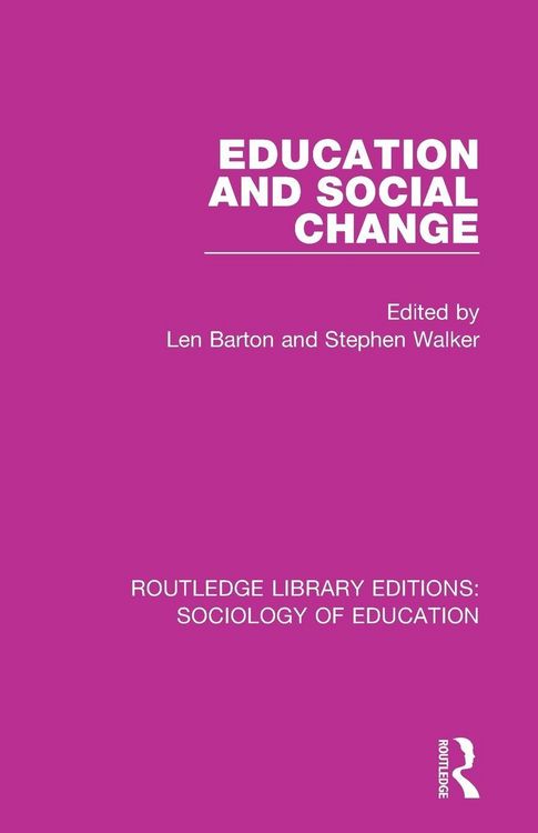 Produktbild: Education and Social Change