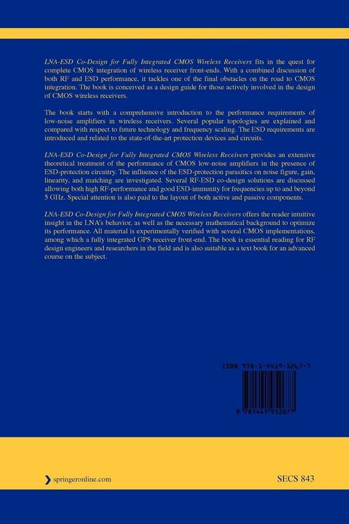 Produktbild: LNA-ESD Co-Design for Fully Integrated CMOS Wireless Receivers