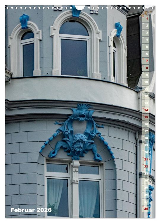 Produktbild: Fassadenk&uuml;nste (Wandkalender 2026 DIN A3 hoch), CALVENDO Monatskalender