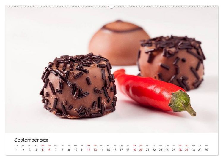 Produktbild: Kulinarische Kompositionen (hochwertiger Premium Wandkalender 2026 DIN A2 quer), Kunstdruck in Hochglanz