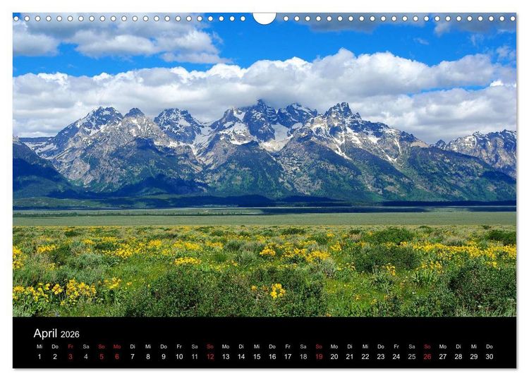 Produktbild: Wyoming! (Wandkalender 2026 DIN A3 quer), CALVENDO Monatskalender