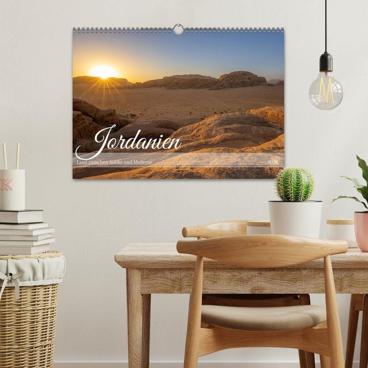 Produktbild: Jordanien - Land zwischen Antike und Moderne (Wandkalender 2026 DIN A3 quer), CALVENDO Monatskalender