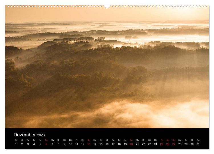 Produktbild: Hohenlohe von oben (Wandkalender 2026 DIN A2 quer), CALVENDO Monatskalender