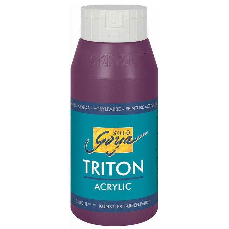 Produktbild: KREUL Acrylfarbe SOLO Goya TRITON aubergine 750ml Flasche