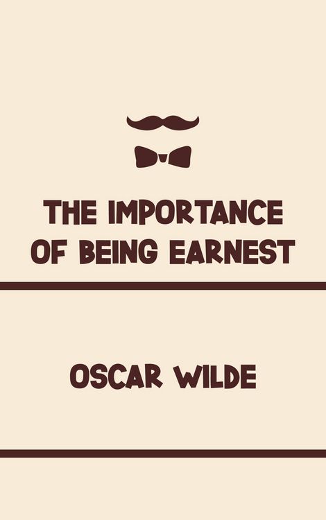 Produktbild: The Importance of Being Earnest