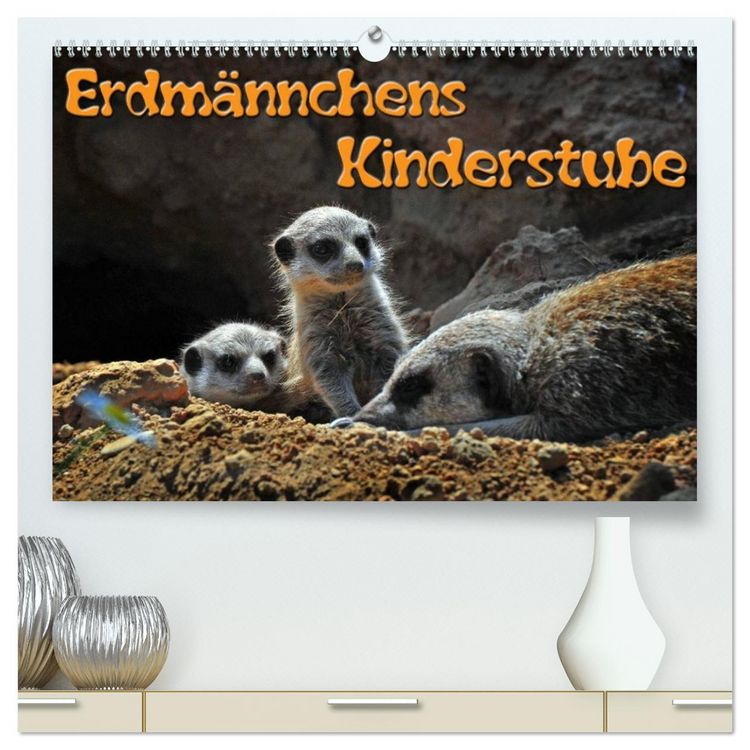 Produktbild: Erdm&auml;nnchens Kinderstube (hochwertiger Premium Wandkalender 2026 DIN A2 quer), Kunstdruck in Hochglanz