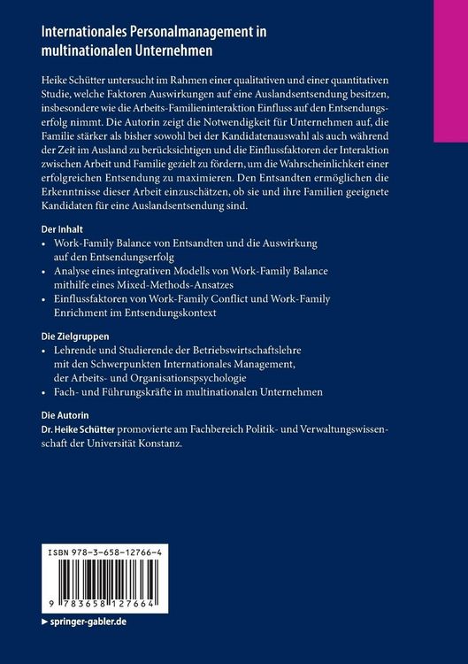 Produktbild: Internationales Personalmanagement in multinationalen Unternehmen
