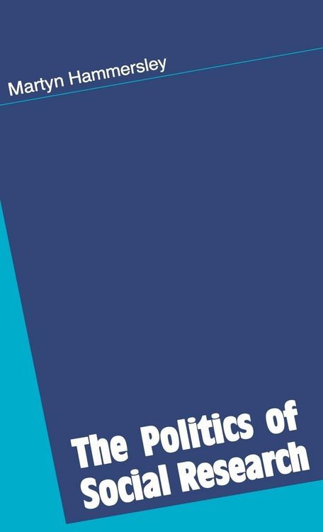 Produktbild: The Politics of Social Research