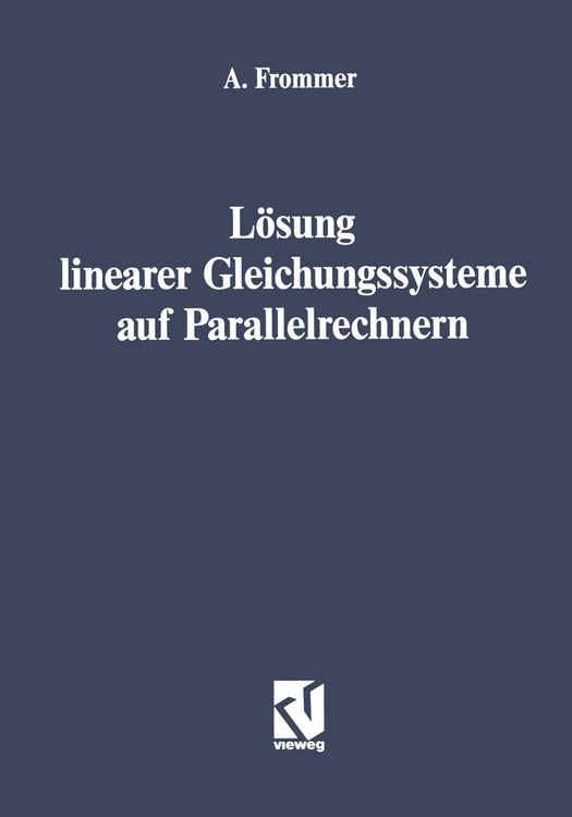 Produktbild: L&ouml;sung linearer Gleichungssysteme auf Parallelrechnern