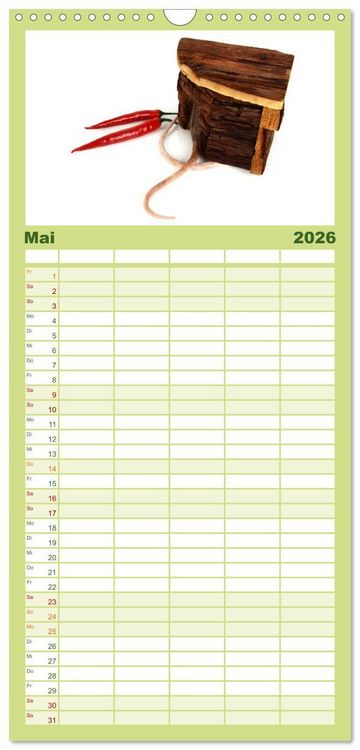 Produktbild: Familienplaner 2026 - S&uuml;&szlig;e M&auml;use und Coole Ratten mit 5 Spalten (Wandkalender, 21 x 45 cm) CALVENDO