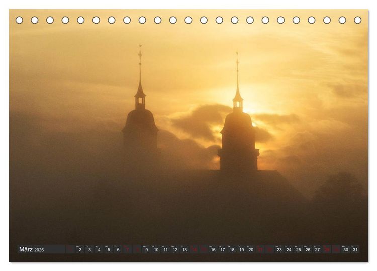 Produktbild: Freudenstadt-Impressionen (Tischkalender 2026 DIN A5 quer), CALVENDO Monatskalender