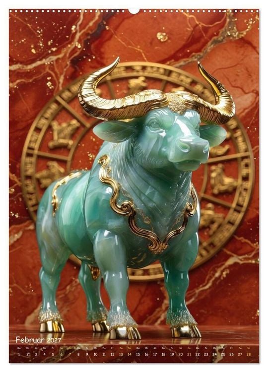 Produktbild: ZODIAK JADE IMPERIAL (Wandkalender 2027 DIN A2 hoch), CALVENDO Monatskalender