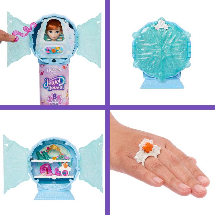 Produktbild: Disney Die Eisk&ouml;nigin Juwel Reveal Anna Puppe