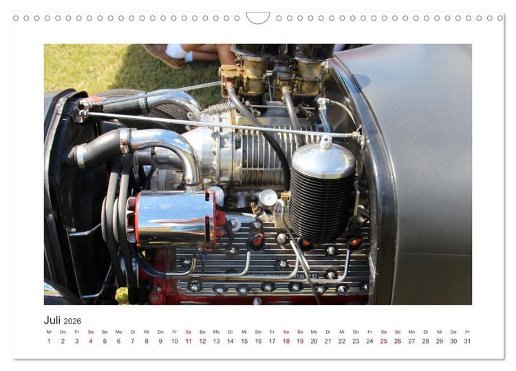 Produktbild: Ford Flathead V8 Motoren (Wandkalender 2026 DIN A3 quer), CALVENDO Monatskalender
