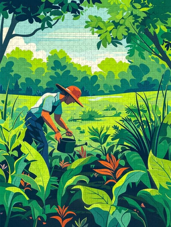 Produktbild: CALVENDO Puzzle Bew&auml;sserungssysteme | 1000 Teile Lege-Gr&ouml;&szlig;e 64x48cm Foto-Puzzle f&uuml;r gl&uuml;ckliche Stunden