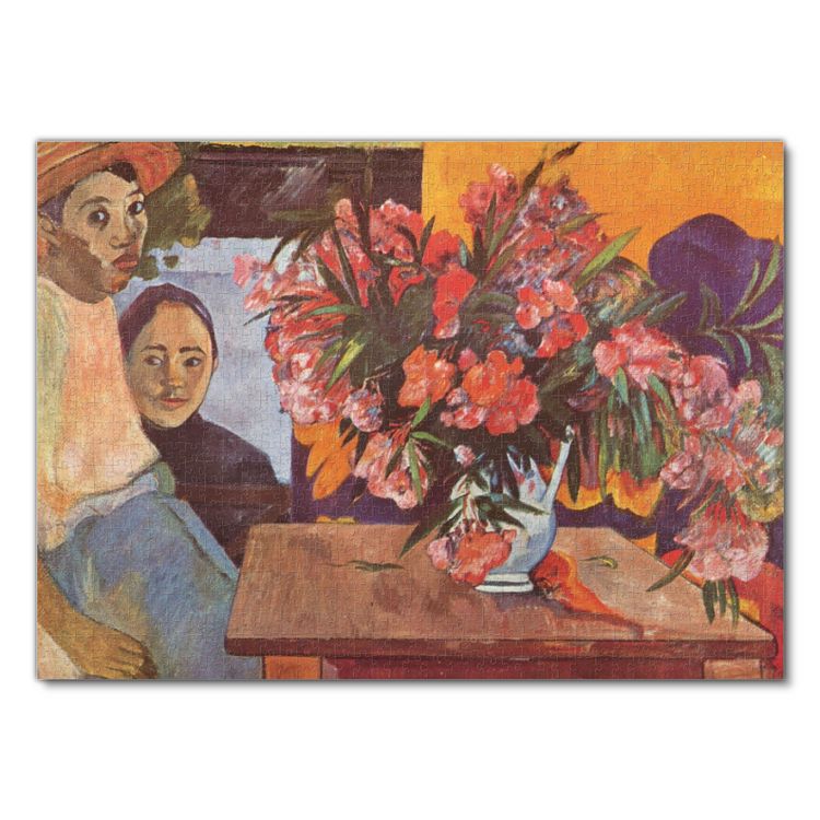 Produktbild: Lais Puzzle Paul Gauguin - Gro&szlig;er Blumenstrau&szlig; mit tahitischen Kindern (Te Tiare Farani) 1000 Teile