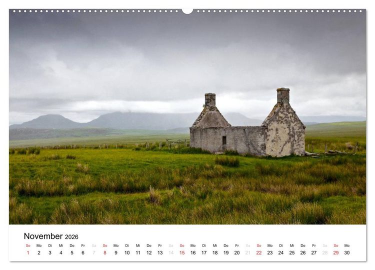 Produktbild: Schottland 2026 - Wildes Land im Norden (hochwertiger Premium Wandkalender 2026 DIN A2 quer), Kunstdruck in Hochglanz