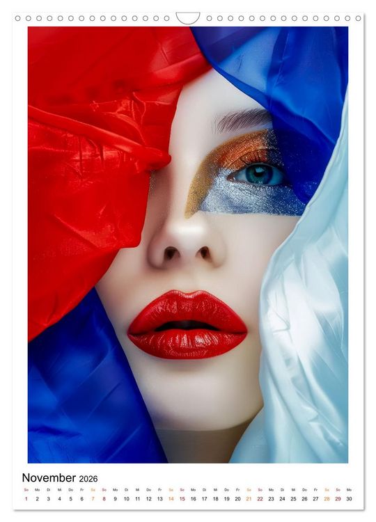 Produktbild: Europa zeigt Flagge (Wandkalender 2026 DIN A3 hoch), CALVENDO Monatskalender