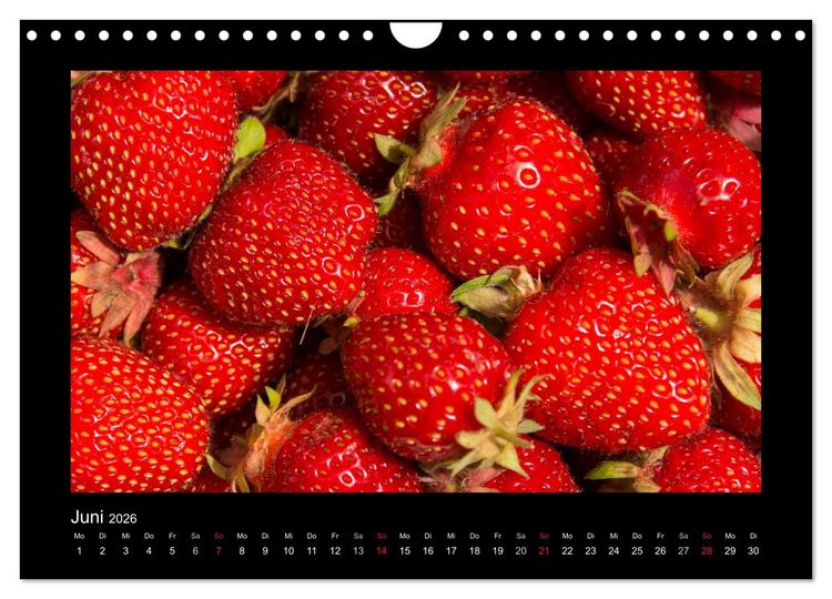 Produktbild: essbar &ndash; Buntes Obst und Gem&uuml;se (Wandkalender 2026 DIN A4 quer), CALVENDO Monatskalender