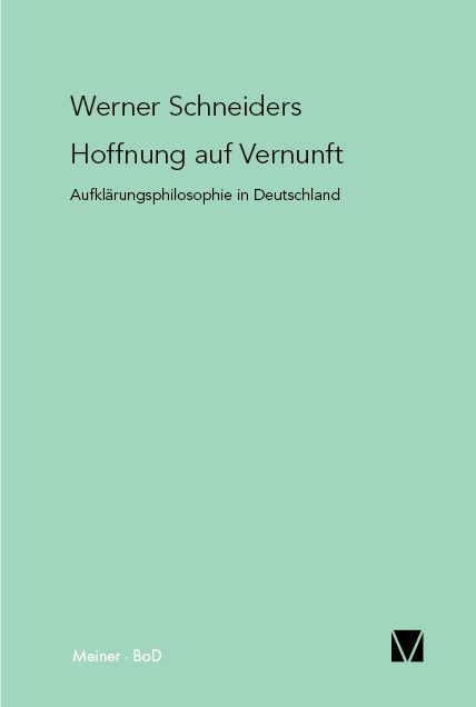 Produktbild: Hoffnung auf Vernunft