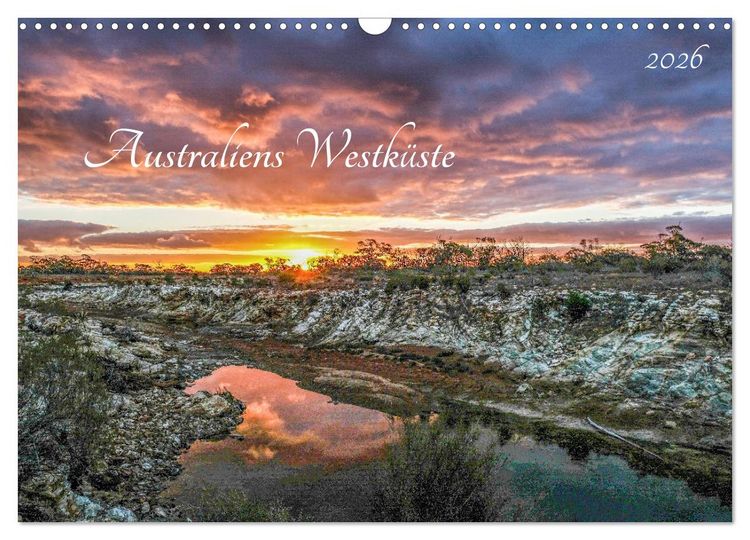 Produktbild: Australiens Westk&uuml;ste (Wandkalender 2026 DIN A3 quer), CALVENDO Monatskalender
