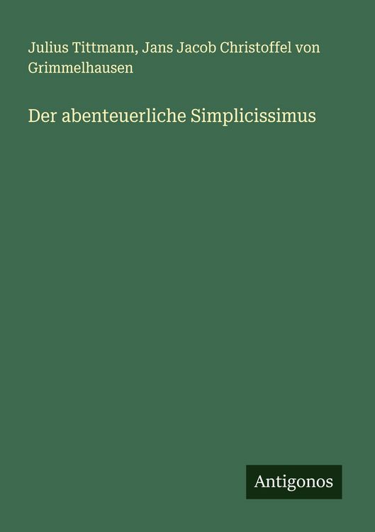 Produktbild: Der abenteuerliche Simplicissimus
