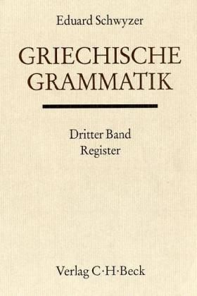 Produktbild: Griechische Grammatik. Tl.3