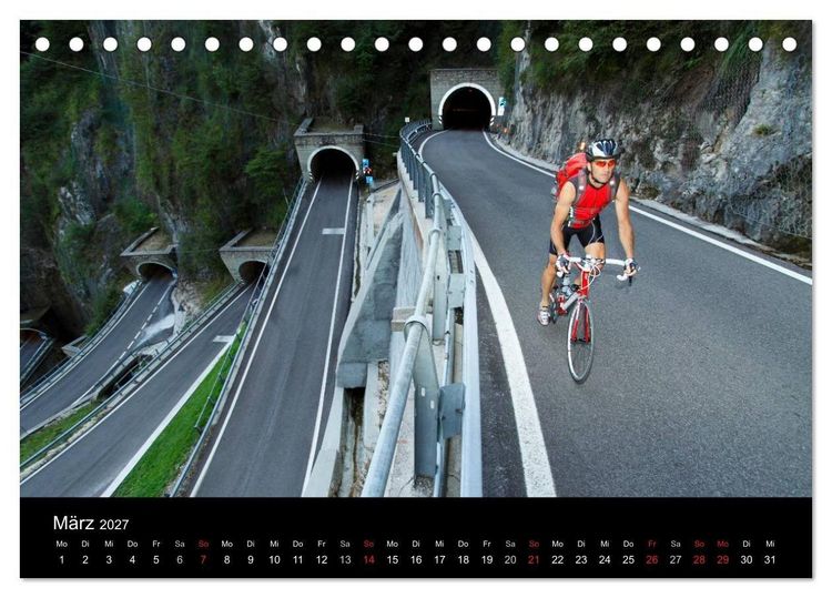 Produktbild: Alpenp&auml;sse auf dem Rennrad Vol. 2 (Tischkalender 2027 DIN A5 quer), CALVENDO Monatskalender