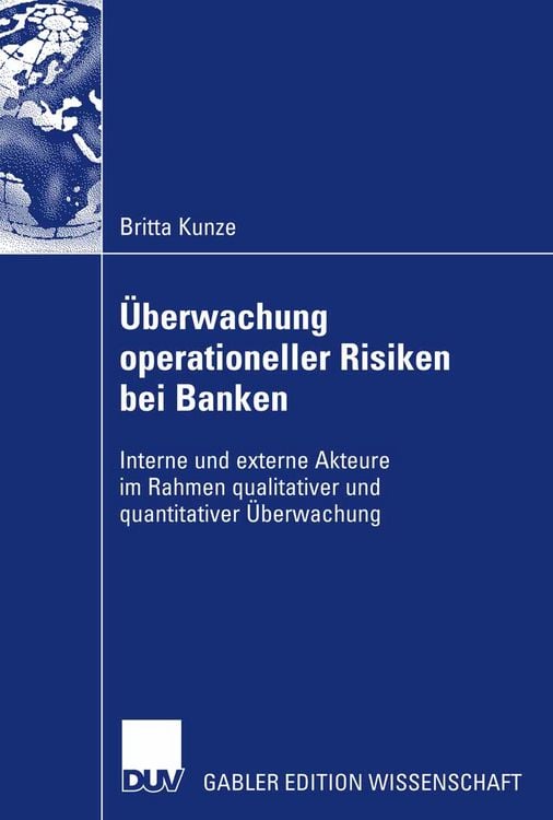 Produktbild: &Uuml;berwachung operationeller Risiken bei Banken