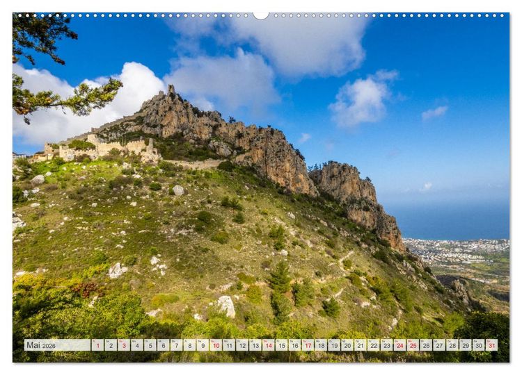 Produktbild: Urlaubsparadies in Nordzypern (hochwertiger Premium Wandkalender 2026 DIN A2 quer), Kunstdruck in Hochglanz