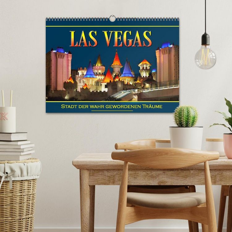Produktbild: Las Vegas, Stadt der wahr gewordenen Tr&auml;ume (Wandkalender 2026 DIN A3 quer), CALVENDO Monatskalender